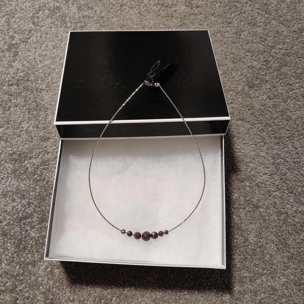 Dyadema Women's 925 Sterling Silver Choker Necklace NWT